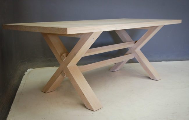Veldrift Trestle Dining Table in French Oak