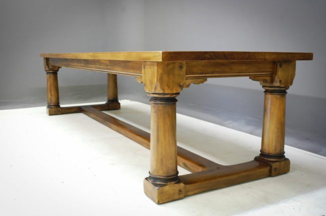Four Column Refectory Dining Table