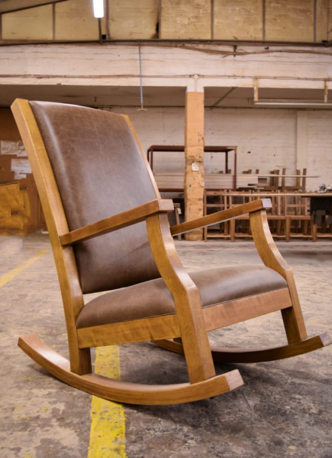 Custom Rocking Chair in Beech