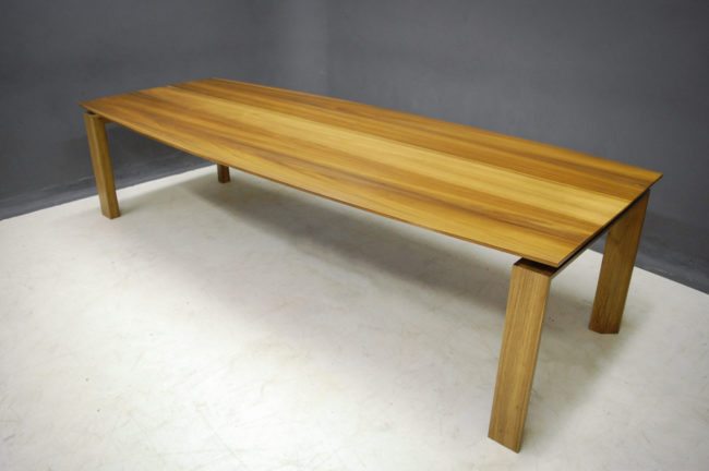 Floating Europa Dining Table in Blackwood